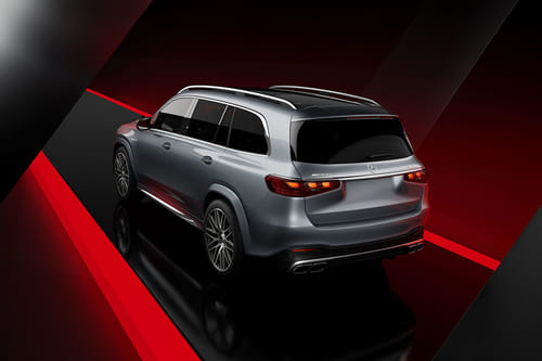 Rear Cross Side View of مرسيدس بنز الفئةجي ال اس