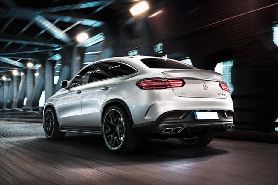 Rear Cross Side View of Mercedes-Benz GLE Class Coupe