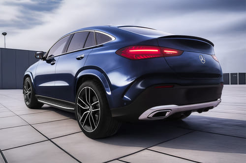 Rear Cross Side View of Mercedes-Benz GLE Class Coupe