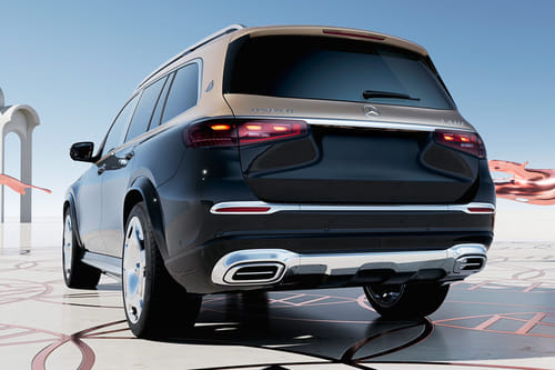 Rear Medium View of Mercedes-Benz Maybach GLS