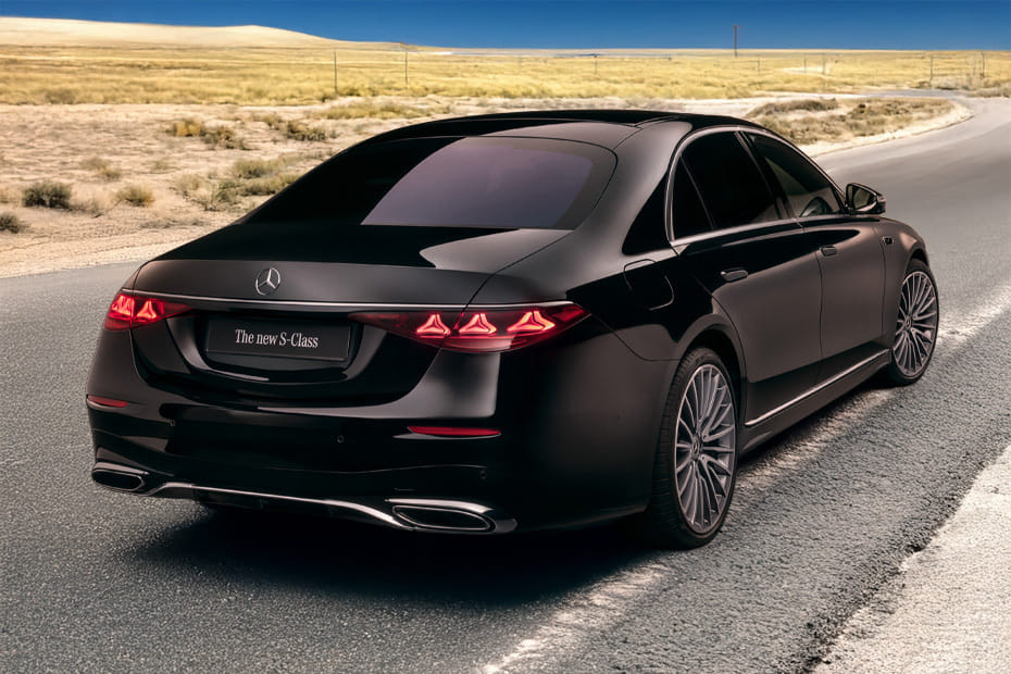 إس كلاس Rear angle view