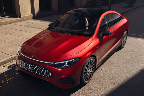 Mercedes-Benz CLA Electric Front Side View