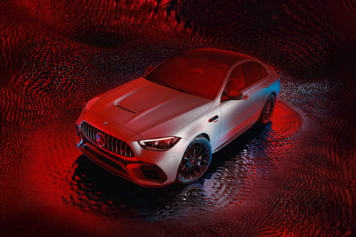 Top View of C-Class Sedan