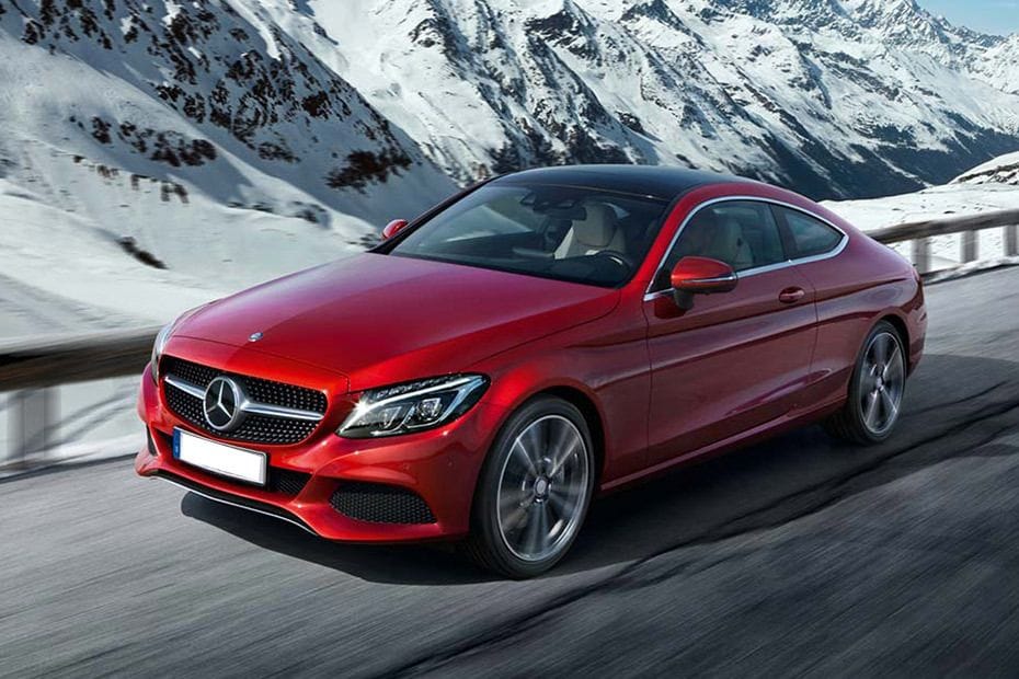 Mercedes-Benz  C-Class Coupe Front angle low view