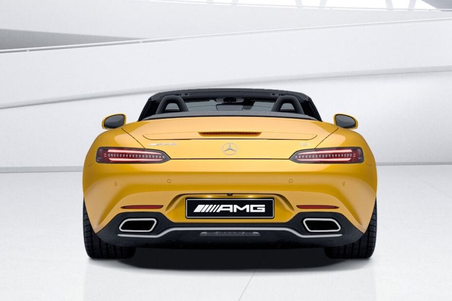 Full Rear View of مرسيدس بنز AMG GT
