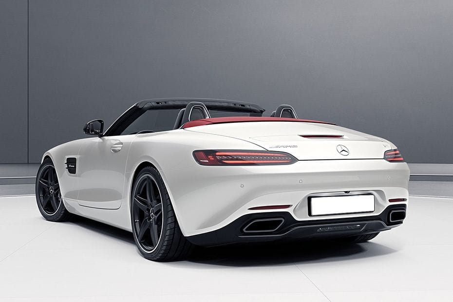 Rear Cross Side View of Mercedes-Benz AMG GT