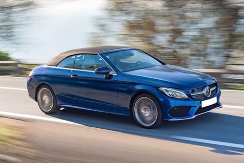Mercedes-Benz C-Class Cabriolet Front Cross Side View