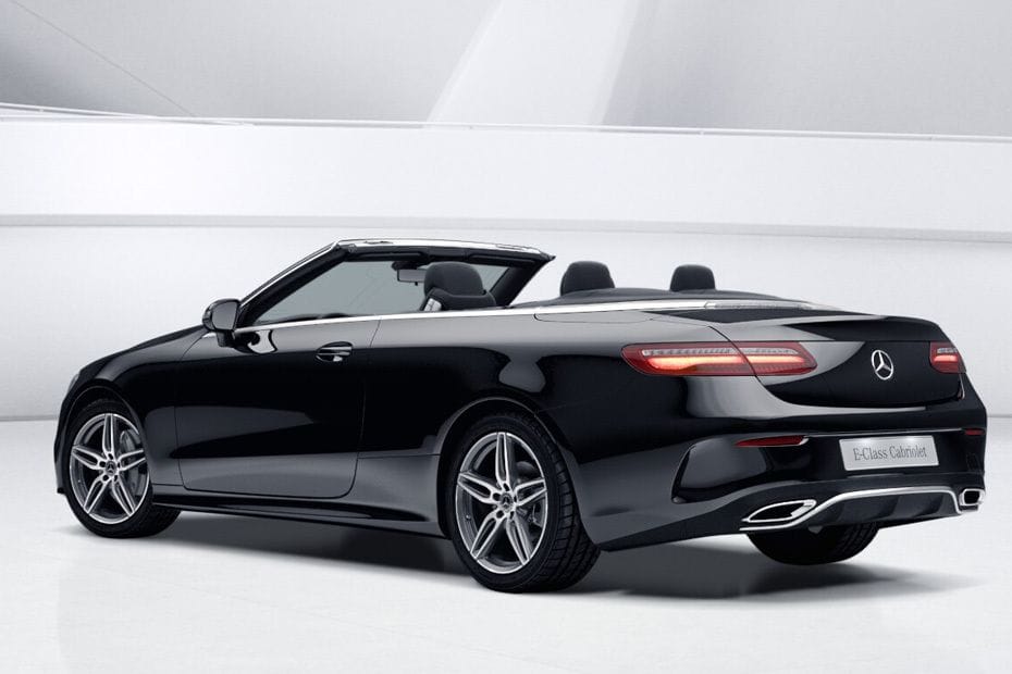 Rear Cross Side View of Mercedes-Benz E-Class Cabriolet