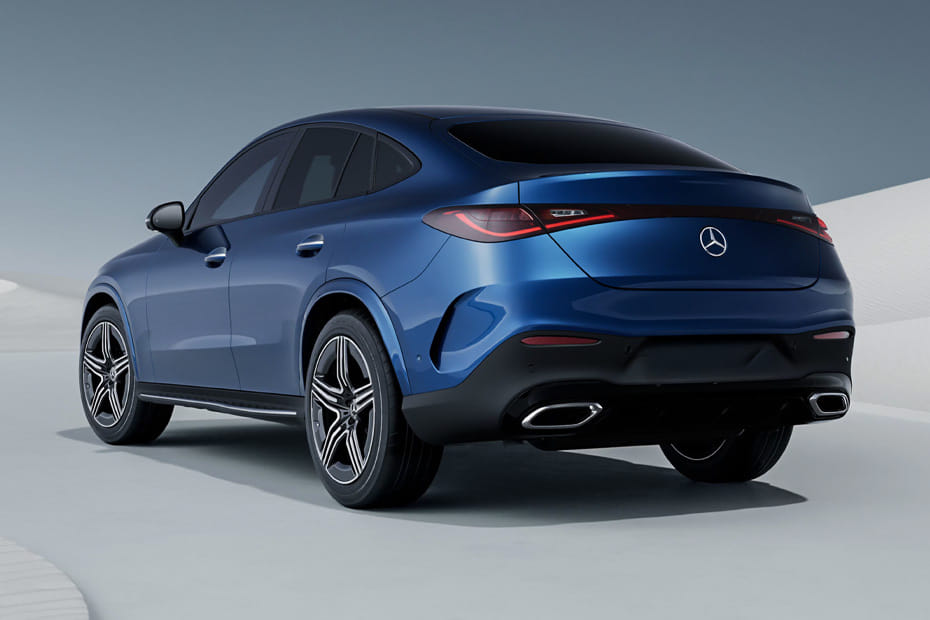 Rear Cross Side View of مرسيدس بنز جي إل سي-كلاس كوبيه