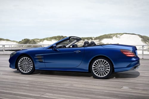 Rear Cross View of Mercedes-Benz SL-Class