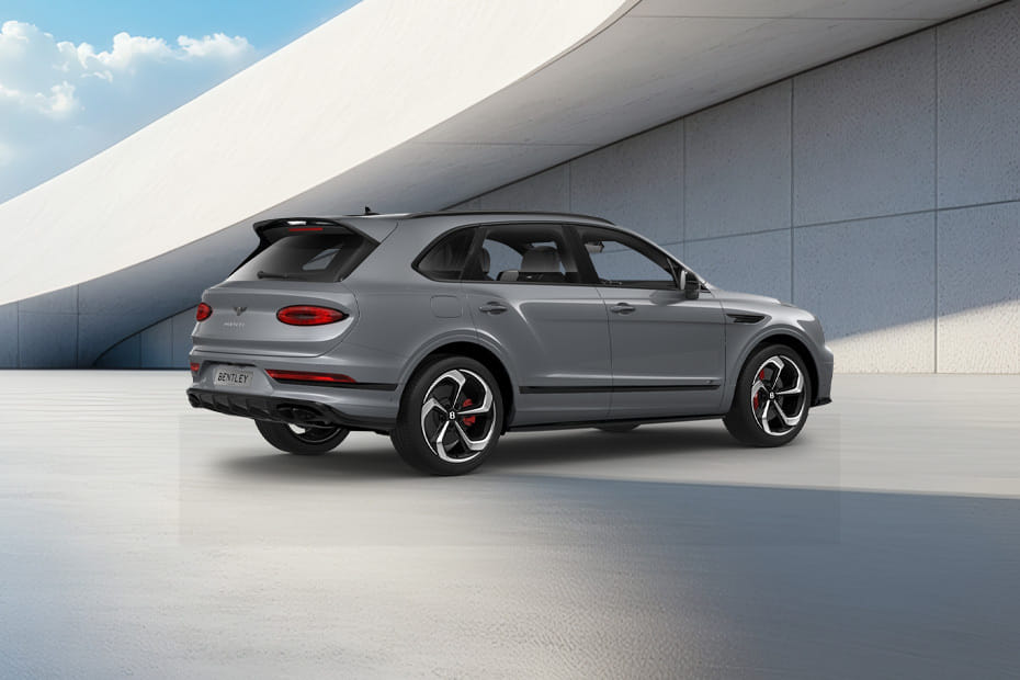 Bentayga Rear angle view