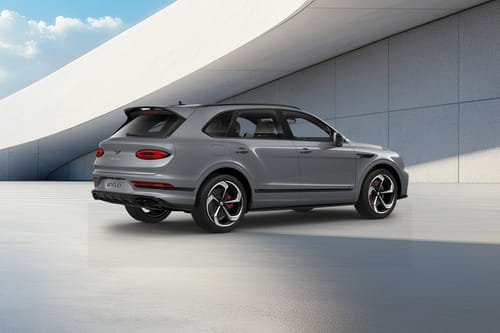 Bentayga Rear angle view
