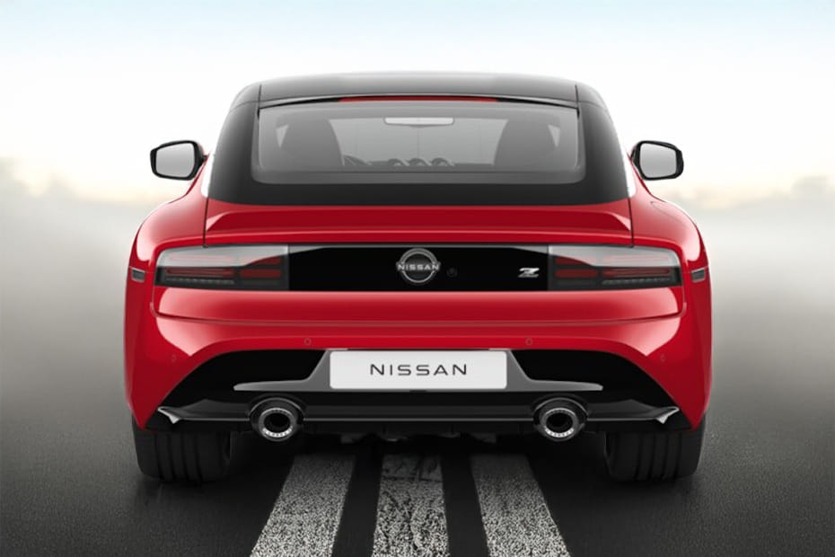 Full Rear View of Nissan Z