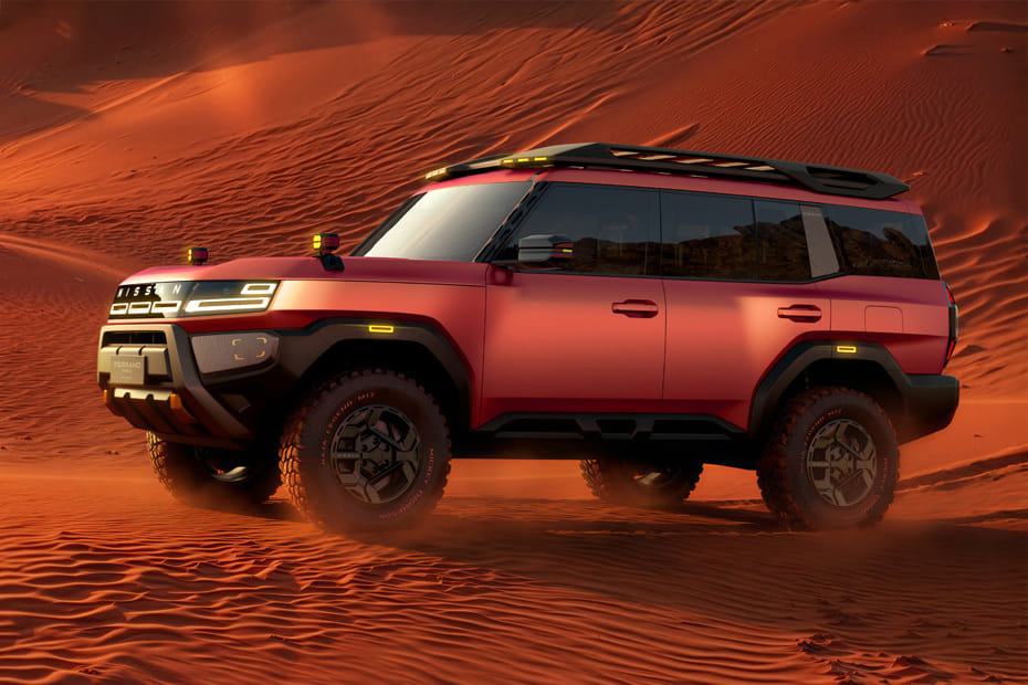 نيسان تيرانو بي إتش إي في Front Side View