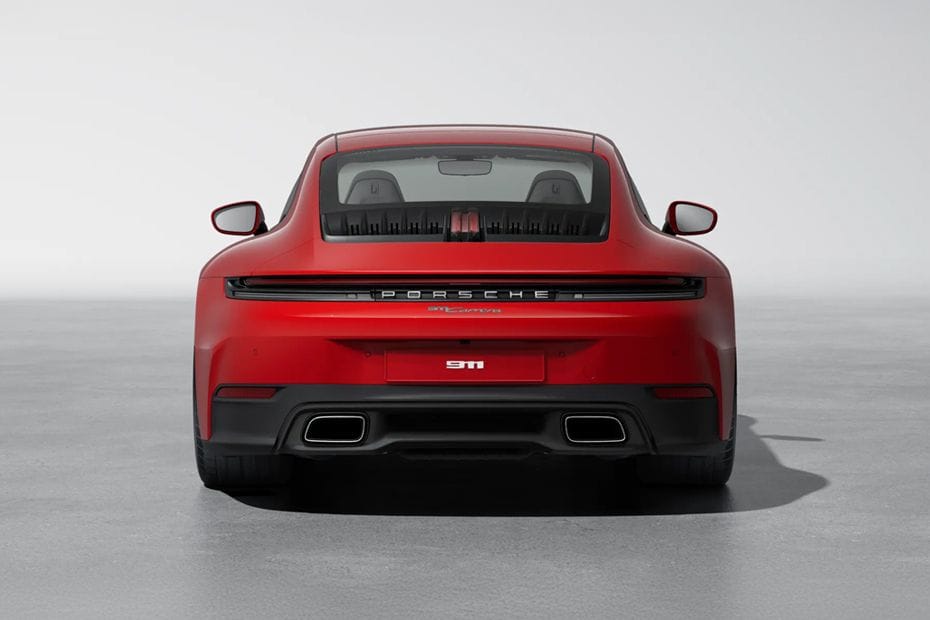 Full Rear View of Porsche 911