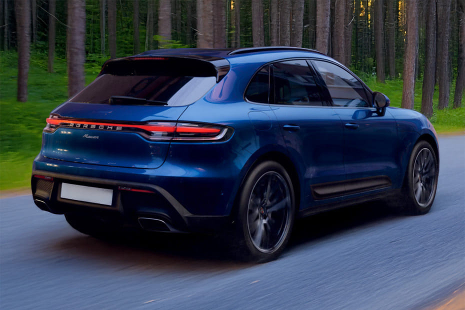 Macan Rear angle view