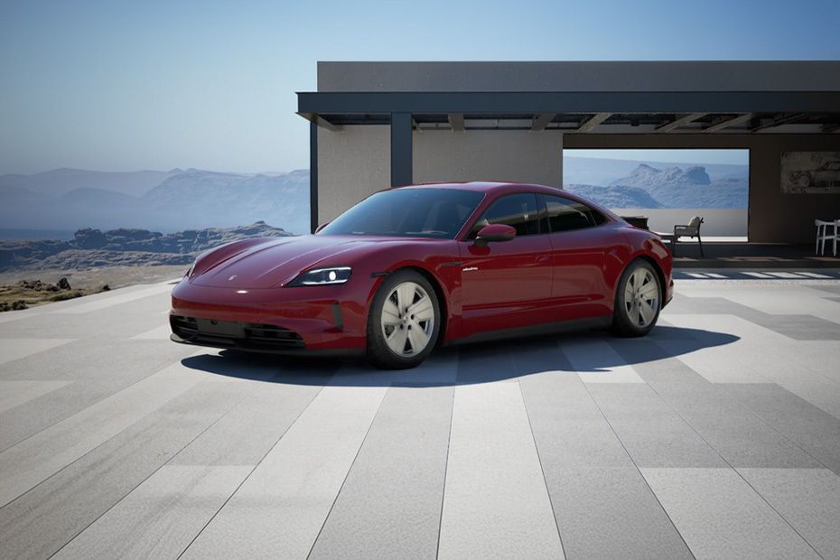 Porsche  Taycan Front angle low view