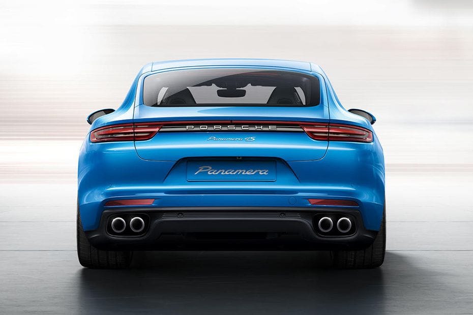Full Rear View of Porsche Panamera