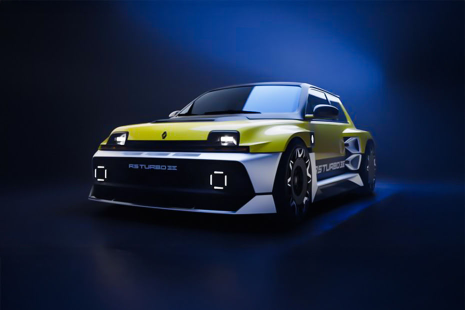 Renault  5 TURBO 3E Front angle low view