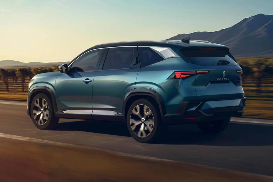 Rear Cross Side View of رينو بوريال