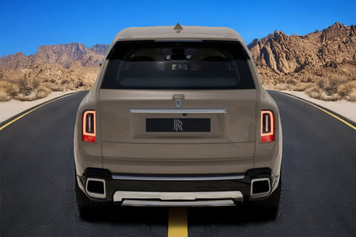 Full Rear View of Rolls Royce Cullinan