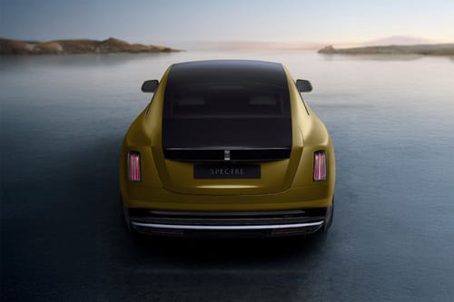 Full Rear View of Rolls Royce Spectre