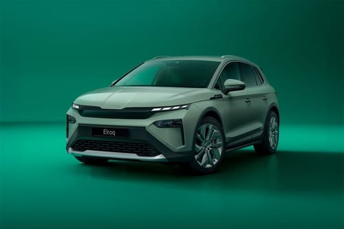 Skoda  Elroq Front angle low view