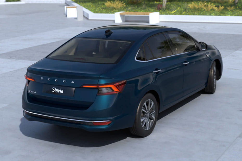 Slavia Rear angle view