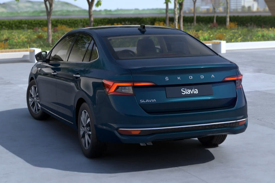 Rear Medium View of Skoda Slavia