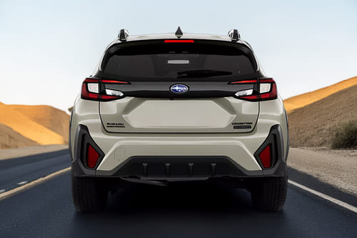 Full Rear View of Subaru Crosstrek Hybrid
