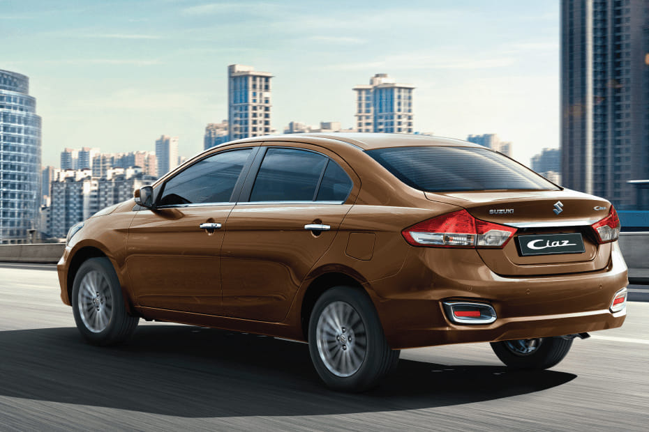 Rear Cross Side View of Suzuki Ciaz