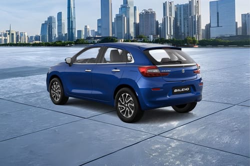 Rear Cross Side View of Suzuki Baleno