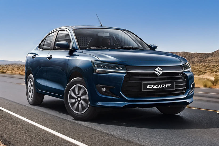 Suzuki Dzire Front Cross Side View