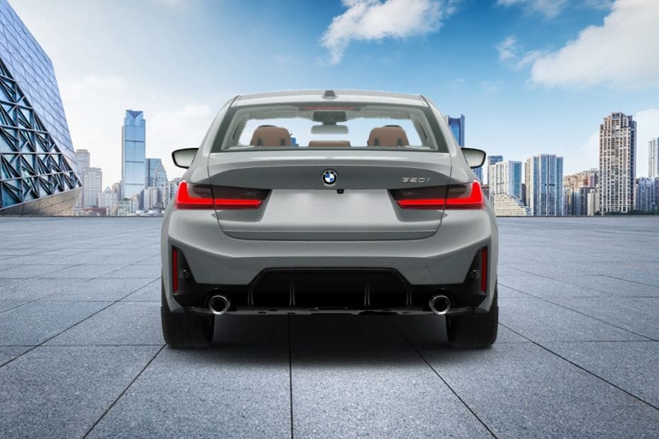 Full Rear View of BMW 3 Series