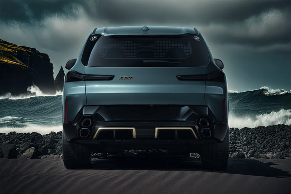 Full Rear View of بي إم دبليو XM