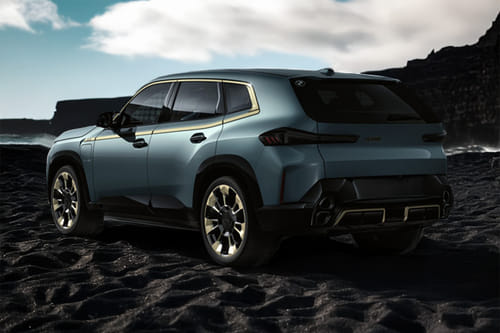 Rear Cross Side View of BMW XM