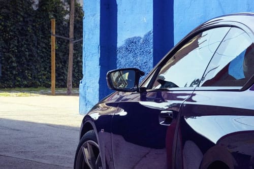 بي إم دبليو الفئة 2 كوبيه Drivers Side Mirror Rear Angle