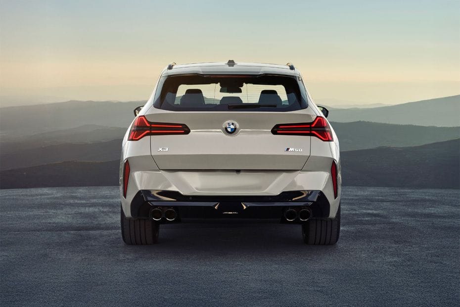 Full Rear View of BMW X3