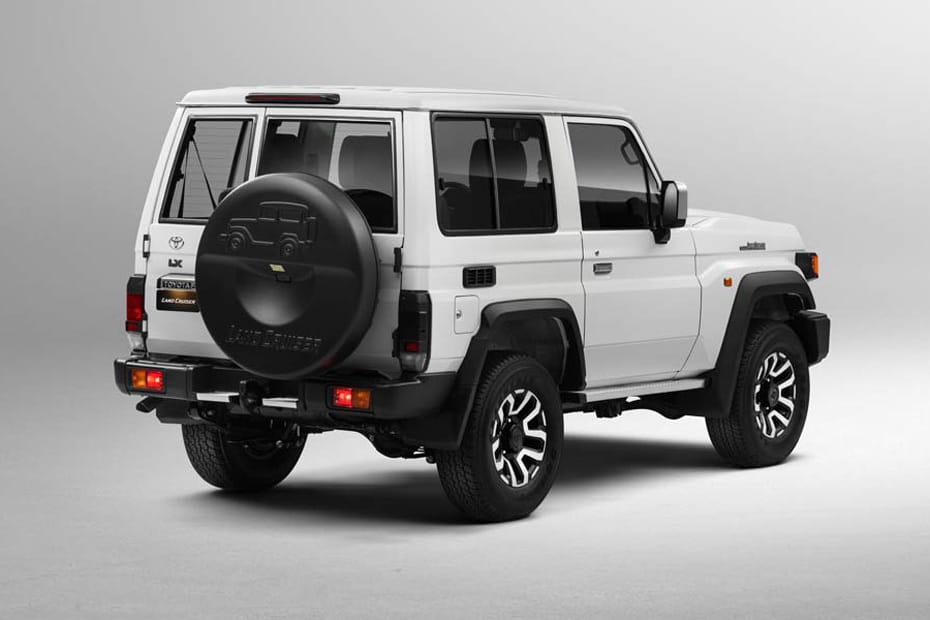 Land Cruiser 70 Hard Top Rear angle view