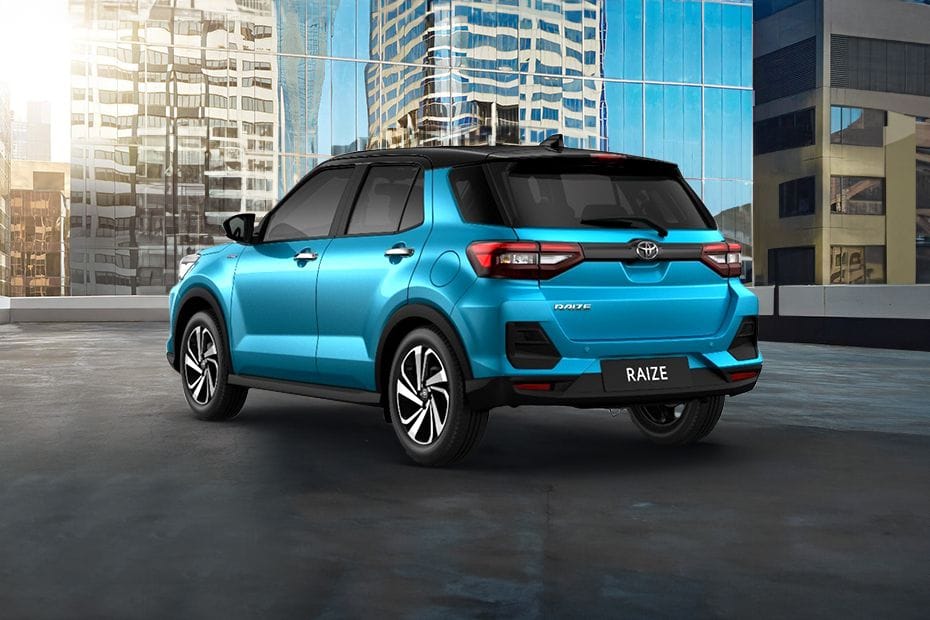 رايز Rear angle view