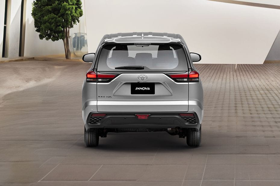 Full Rear View of Toyota Innova