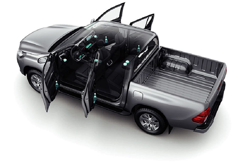 Toyota Hilux Top View