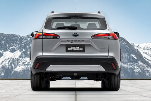 Full Rear View of Toyota Corolla Cross