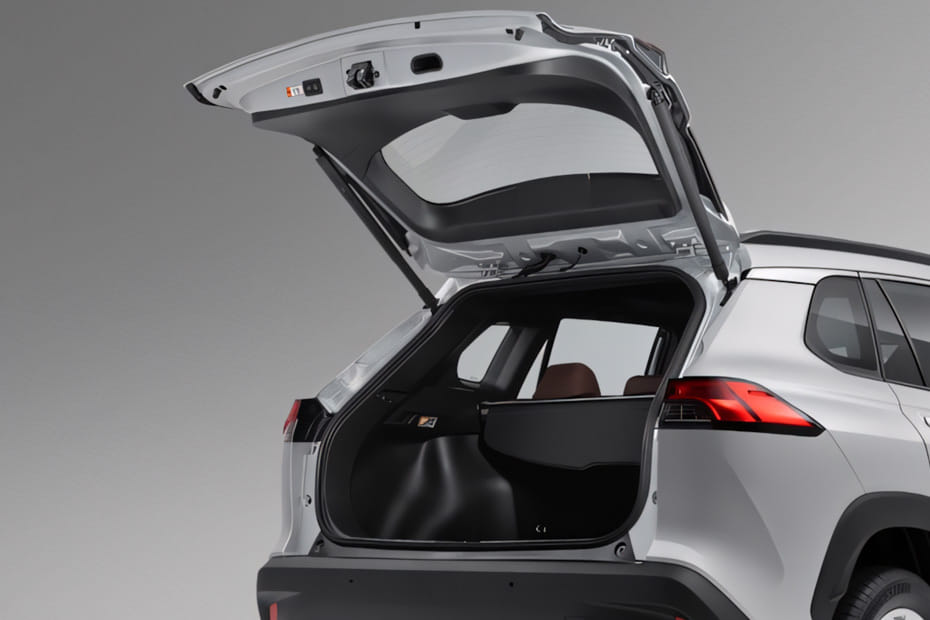 Trunk Open Closer View of Corolla Cross