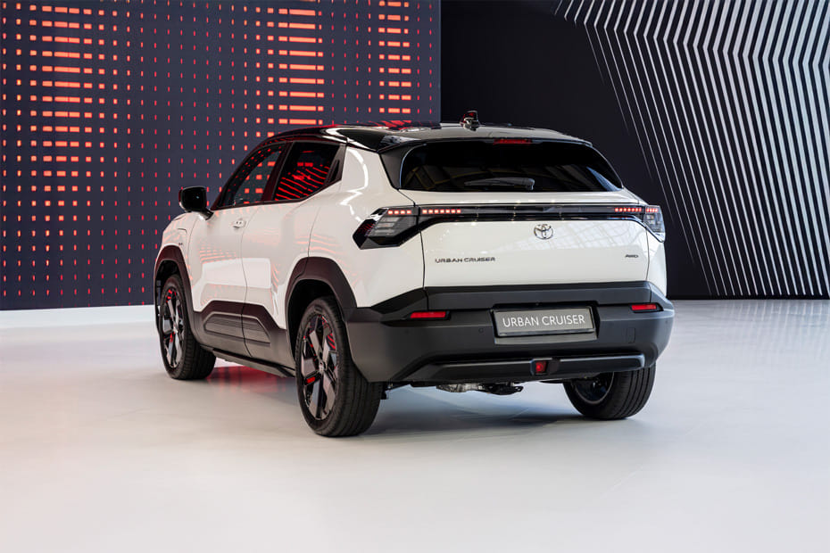 Rear Cross Side View of Toyota Urban Cruiser 2026