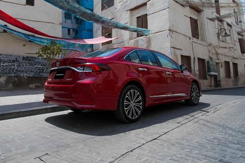 Corolla Rear angle view