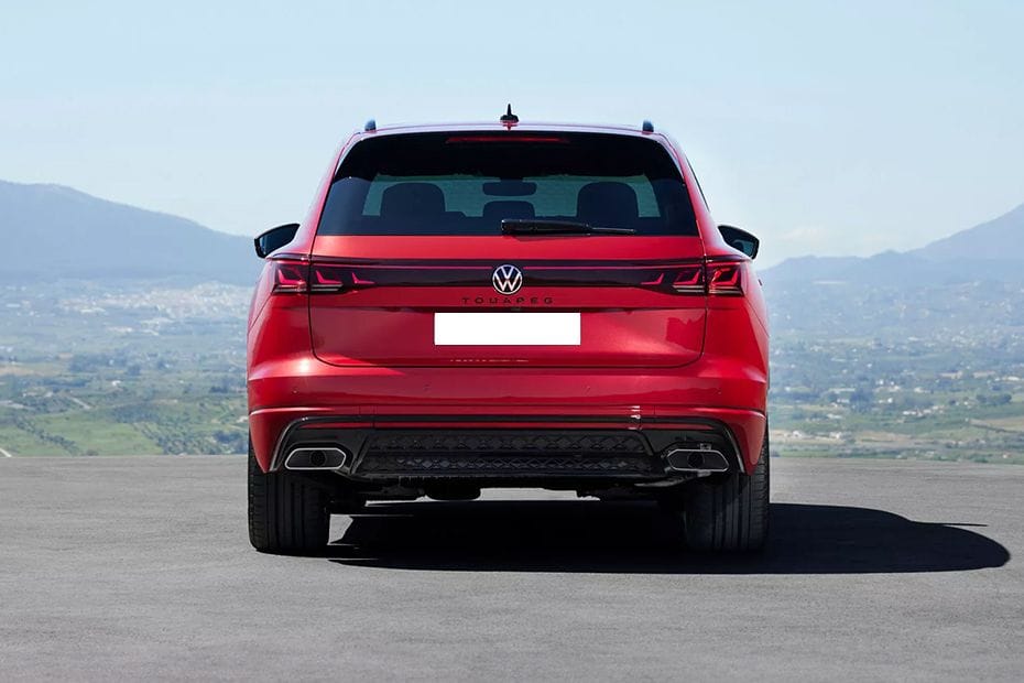 Full Rear View of Volkswagen Touareg