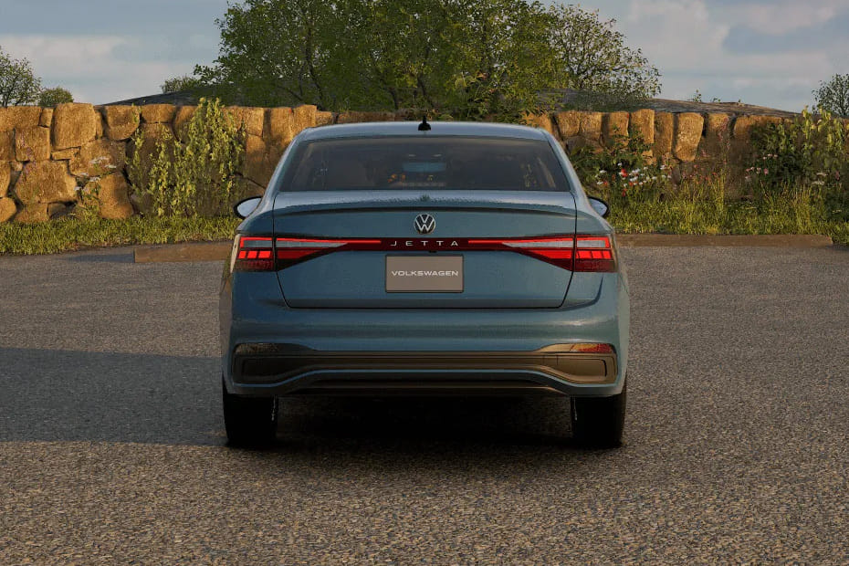 Full Rear View of Volkswagen Jetta