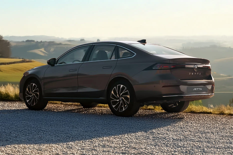 Rear Cross Side View of Volkswagen Jetta