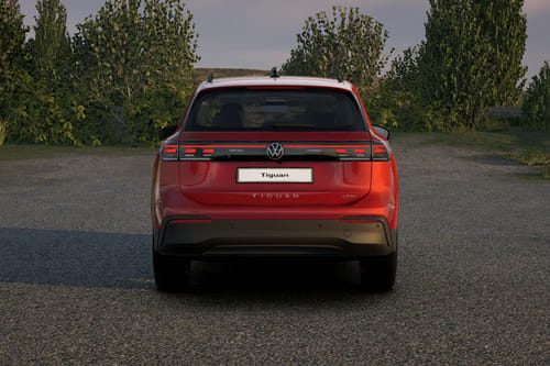 Full Rear View of Volkswagen Tiguan